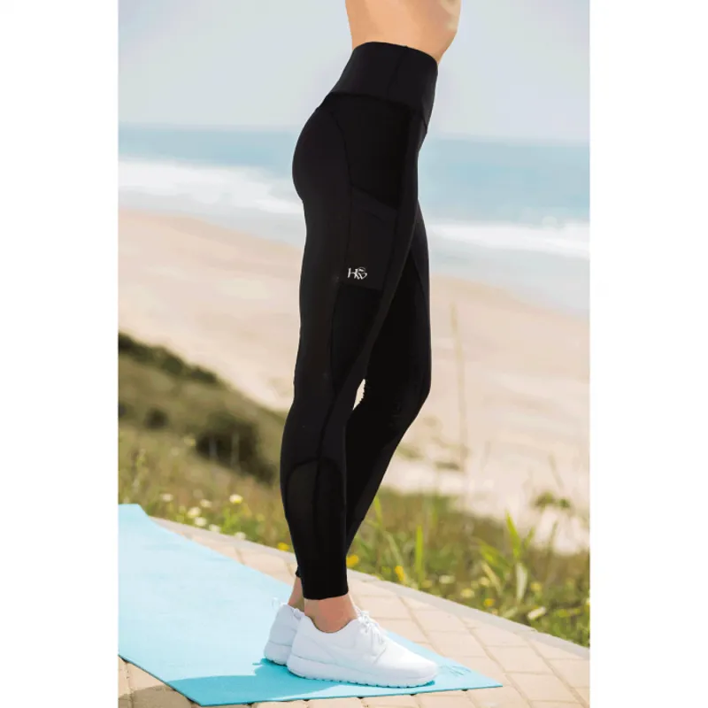 Horseware Riding Tights - Black -2