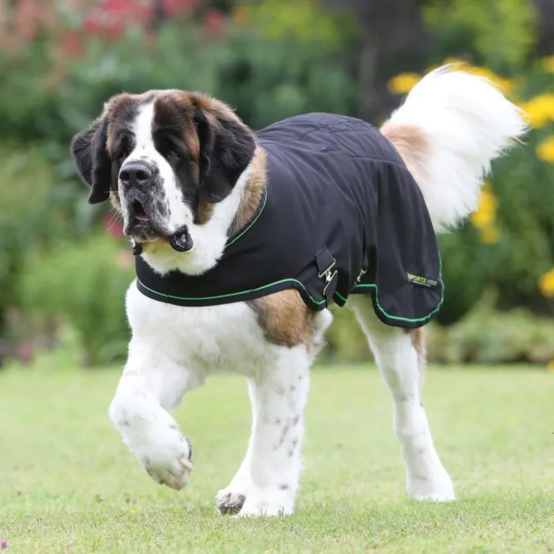 Horseware Sportz-Vibe Massage Therapy Pad for Dogs - Black/Green-2