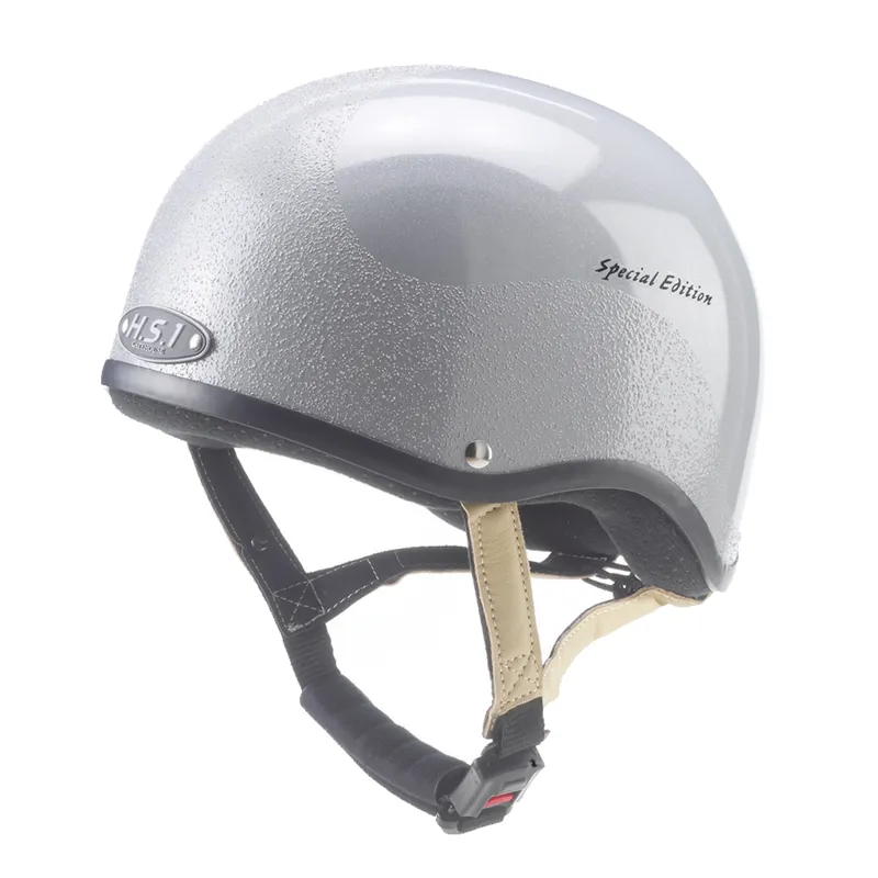 Gatehouse HS1 Jockey Skull Riding Hat - Silver