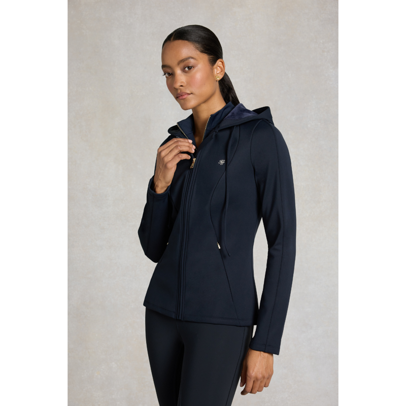 Holland Cooper Chiltern Zip Hoodie - Ink Navy-1