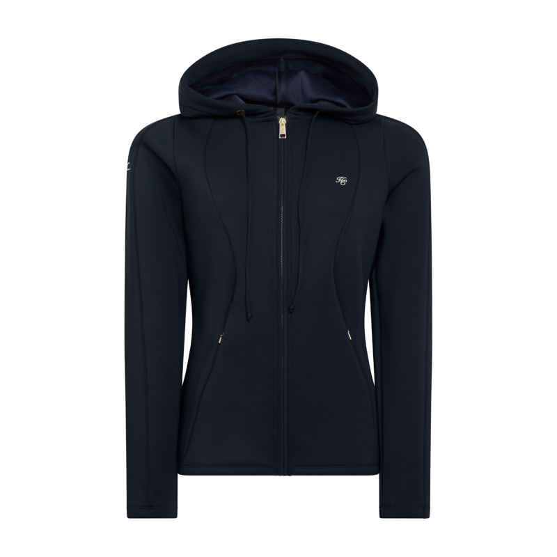 Holland Cooper Chiltern Zip Hoodie - Ink Navy-6