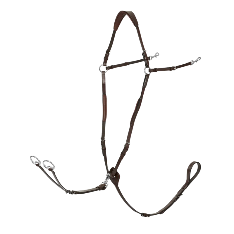 Lemieux Breastplate D-Ring Attachment - Brown/Silver