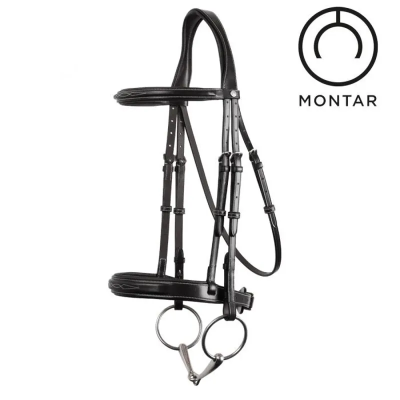 Montar Hunter Eco leather Bridle - Black