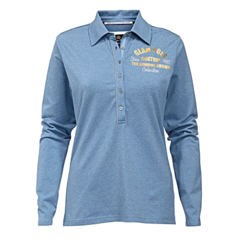 HV Polo Andrea Ladies Polo Shirt - Riviera Blue 