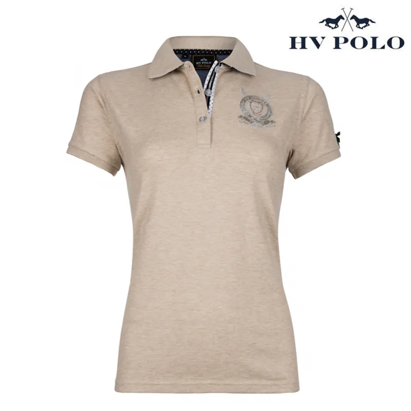 HV Polo Beil Ladies Polo Shirt - Sand Melange