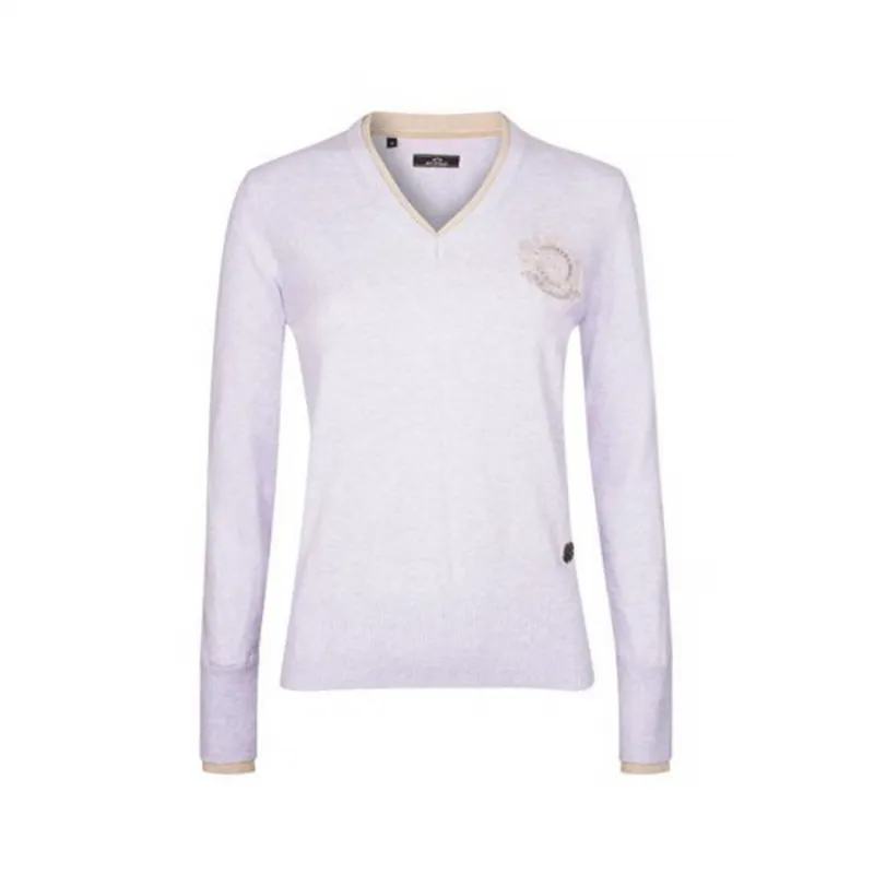 HV Polo V Neck Favouritas Ladies Sweater - Jacaranda