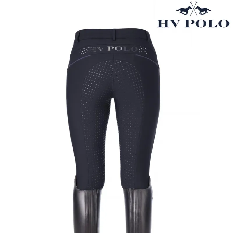 HV Polo Hanna Ladies Full Silicone Seat Breeches - Navy