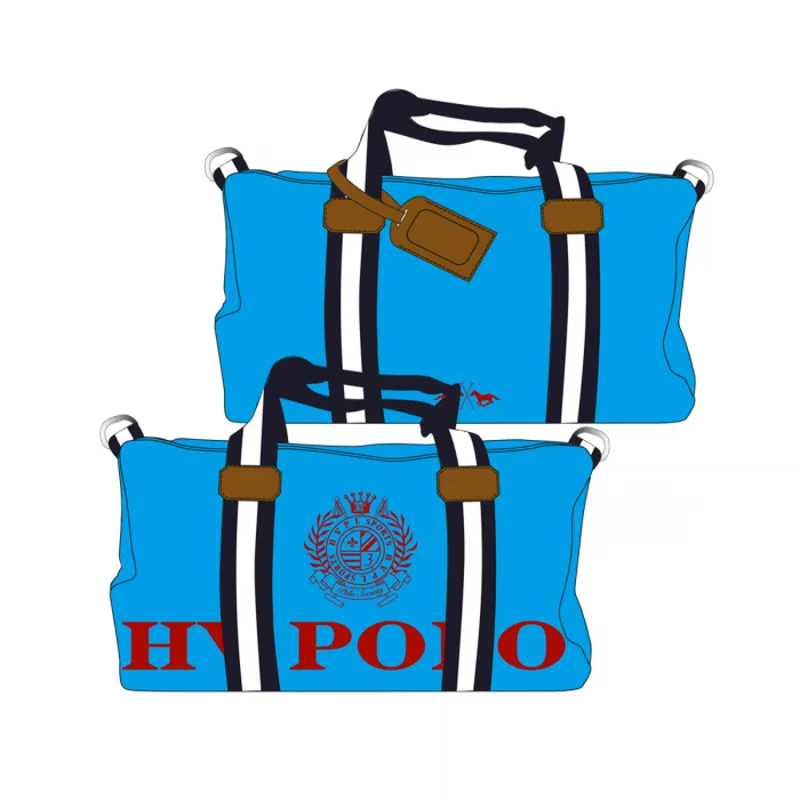 HV Polo Gias Canvas Sportsbag - Turquoise and Red