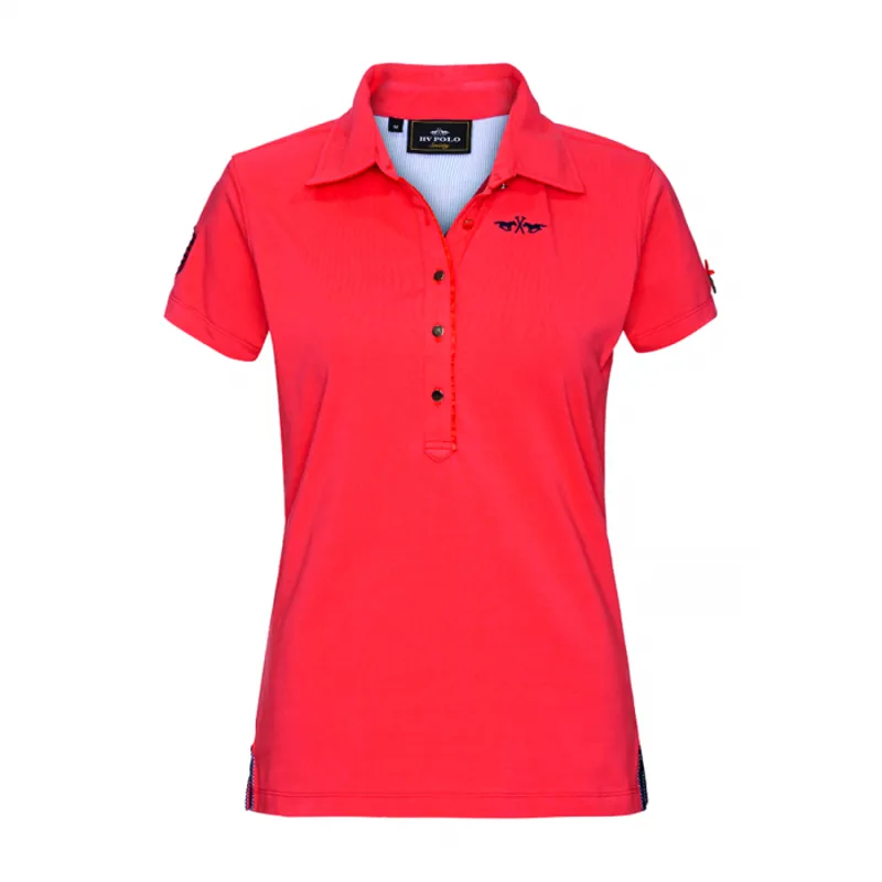 HV Polo Ladies Hartford Polo Shirt - Coral