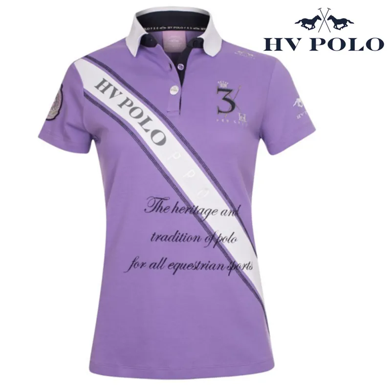 HV Polo Lector Ladies Polo Shirt - Lavendar