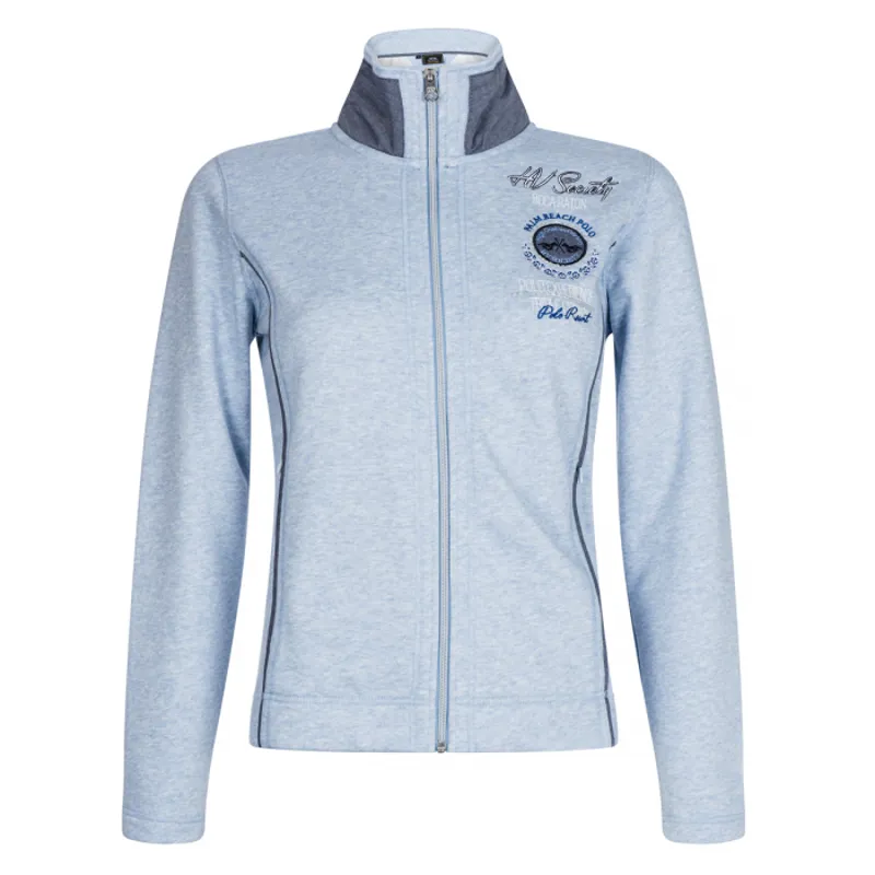 HV Polo Louise Ladies Sweat Jacket - Breeze Melange
