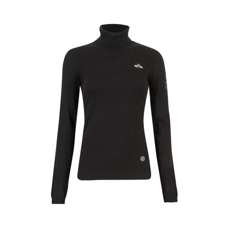 HV Polo Nyomi Roll Neck Sweater - Lago Blue-1