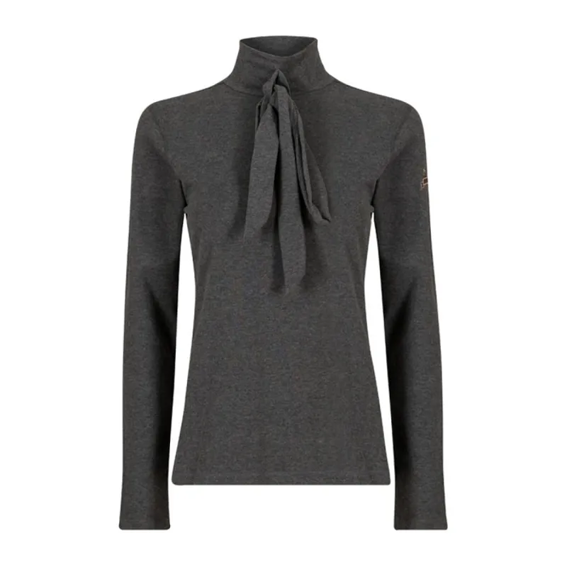 HV Polo Robena Ladies Top - Charcoal Melange