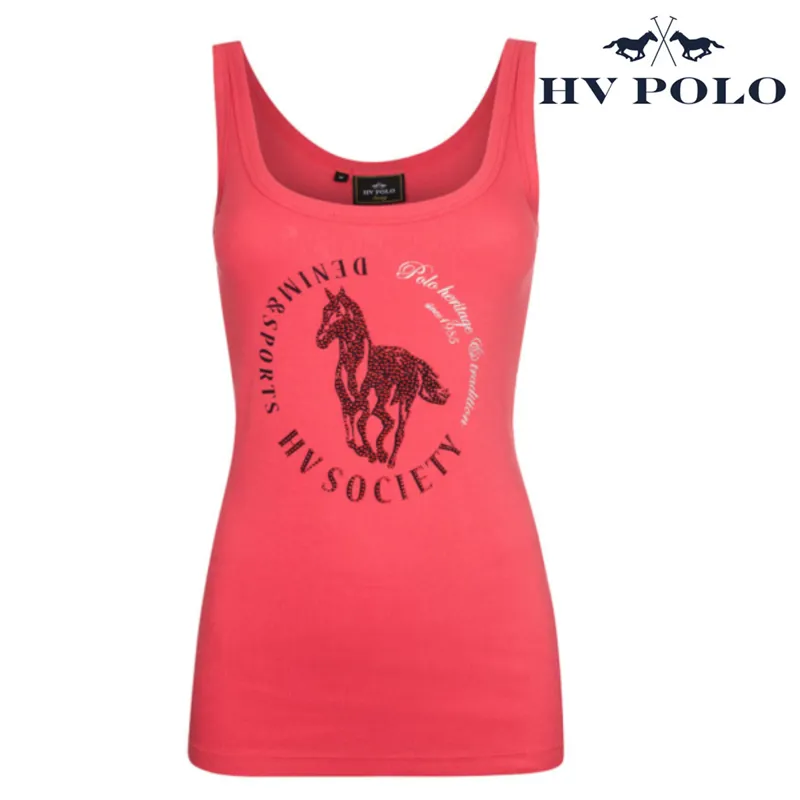 HV Polo Tess Ladies Vest Top - Hibiscus