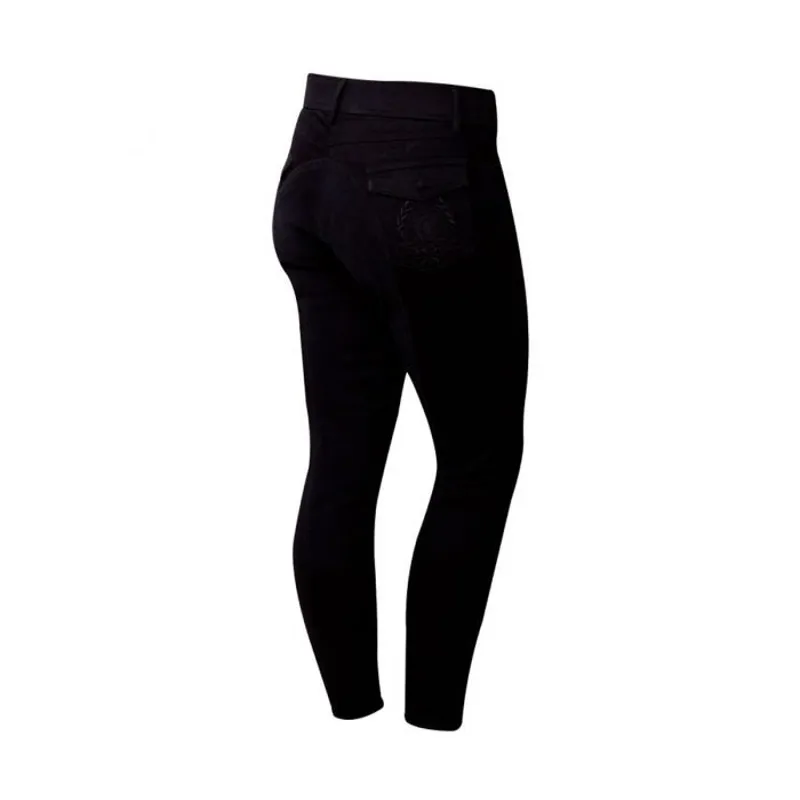 HV Polo Lubaro Full Seat Ladies Breeches - Black