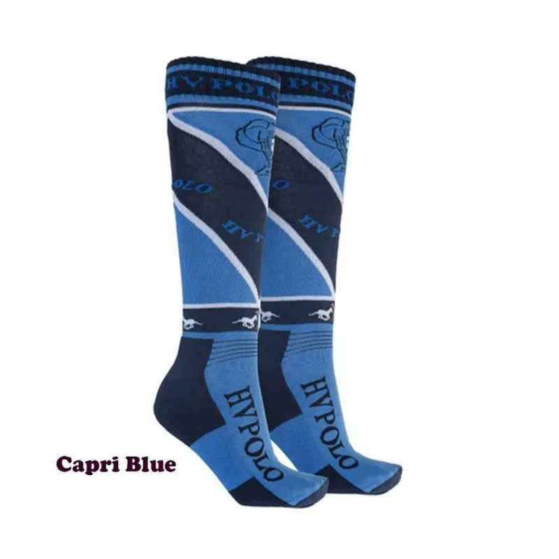HV Polo Squadra Socks - Capri Blue