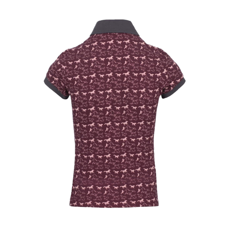 Horseware Ashlinn Ladies Print Polo - Fig-1