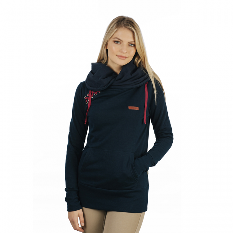 Horseware Colette Cowl Neck Sweater - Midnight Navy-1