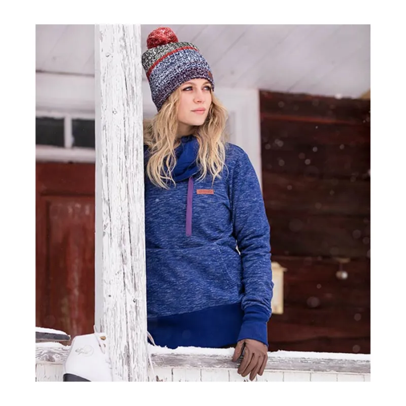 Horseware Edith Wrap Neck Ladies Sweater - Navy 