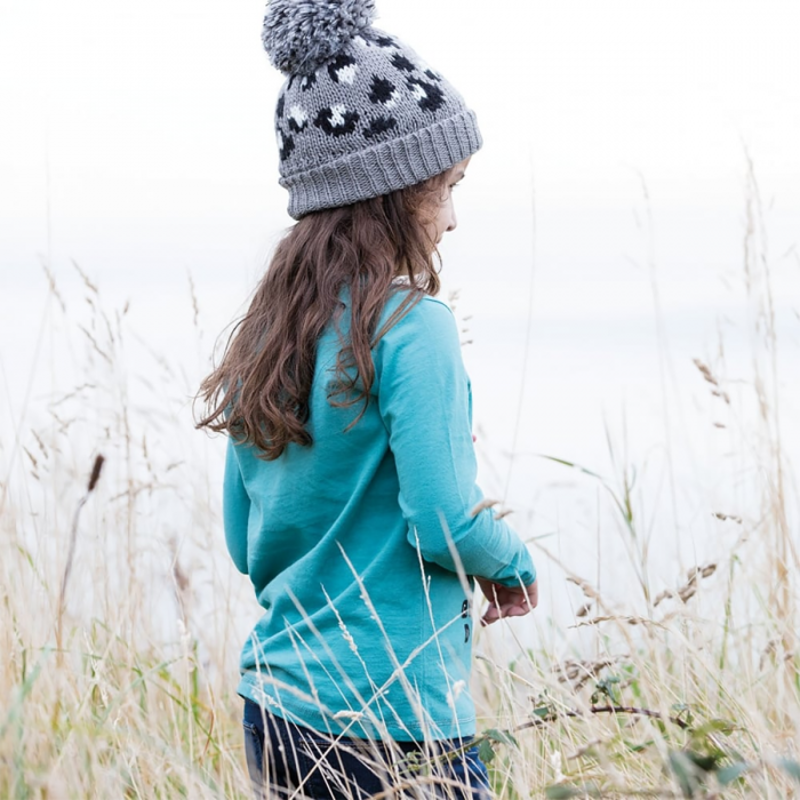 Horseware Girls Long Sleeve Top - Sea Green-1