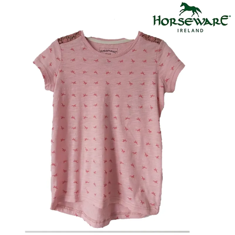 Horseware Girls Novelty T-Shirt - Blush