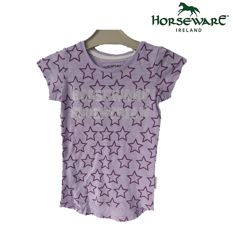 Horseware Girls Novelty T-Shirt - Stars Print-1