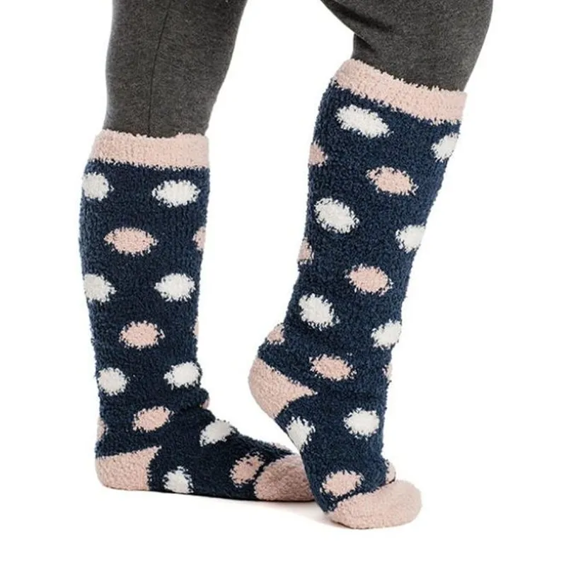 Horseware Kids Softie Socks - Navy Dot