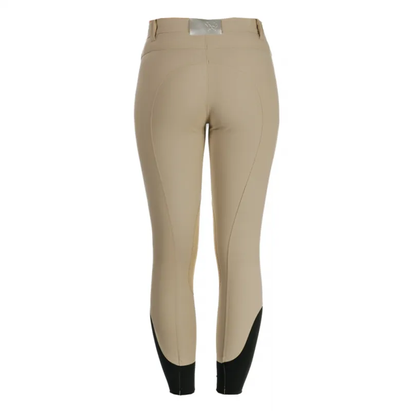 Horseware Ladies Competition Self Seat Breeches - Beige-1