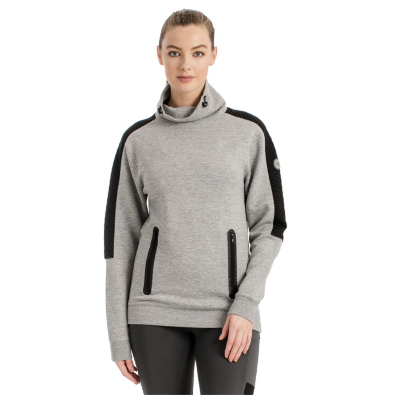 Horseware Tech Luxe Midlayer - Grey Melange-4