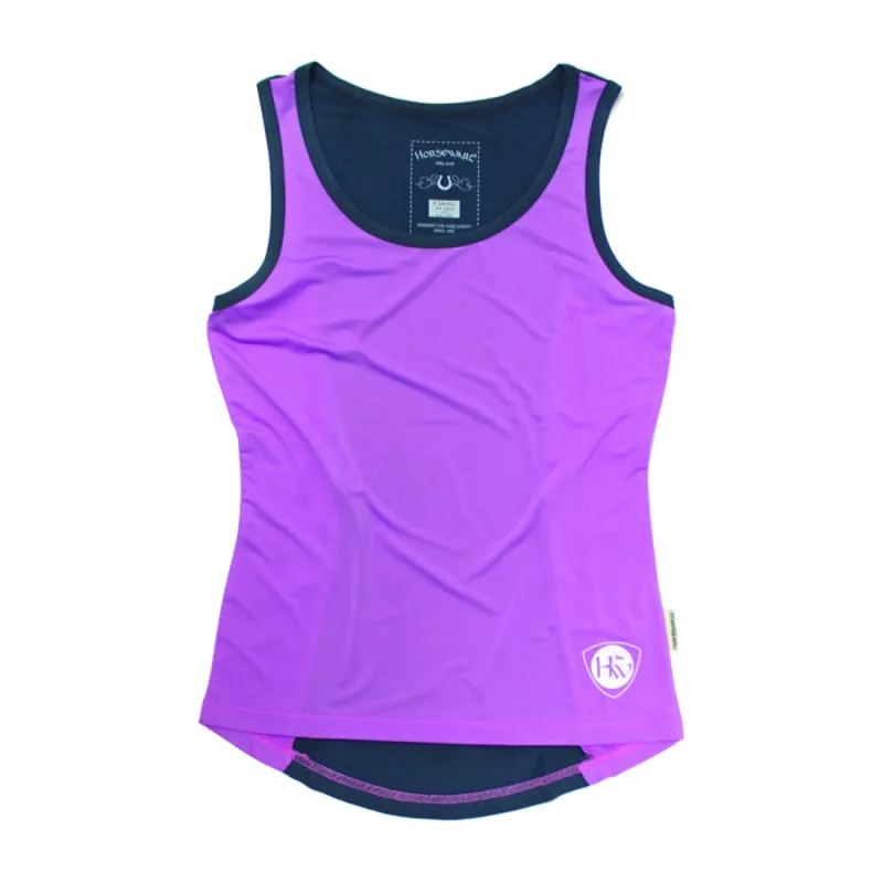 Horseware Aoife Training Tech Top - Violet Tulle