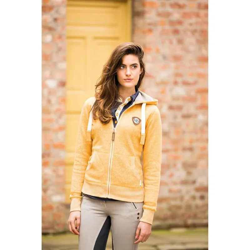 Horseware Ladies Herringbone Hoody - Sunflower