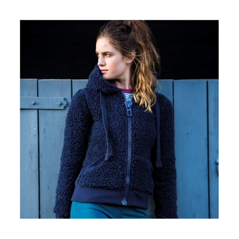 Horseware Fluffy Softie Ladies Fleece - Pewter-3