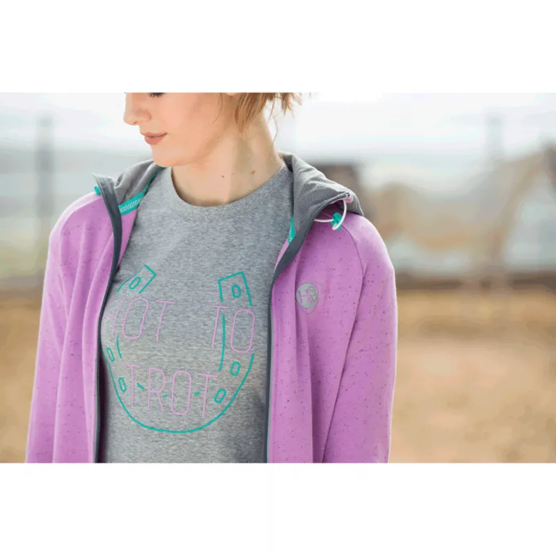 Horseware Faye Sports Hoody - Violet Tulle-3