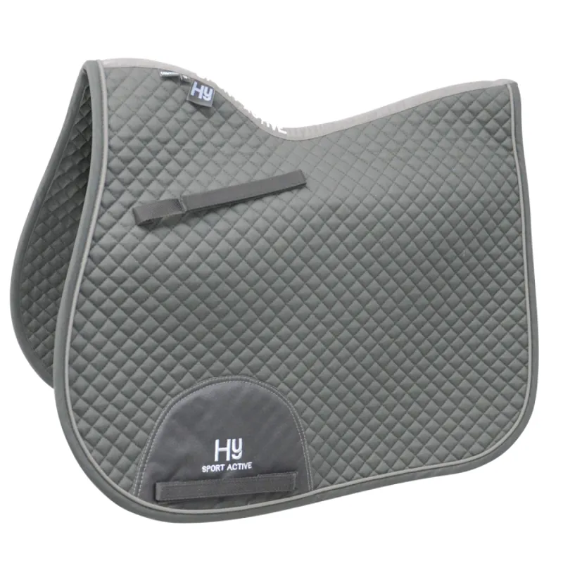 Hy Sport Active GP Saddle Pad - Pencil Point Grey