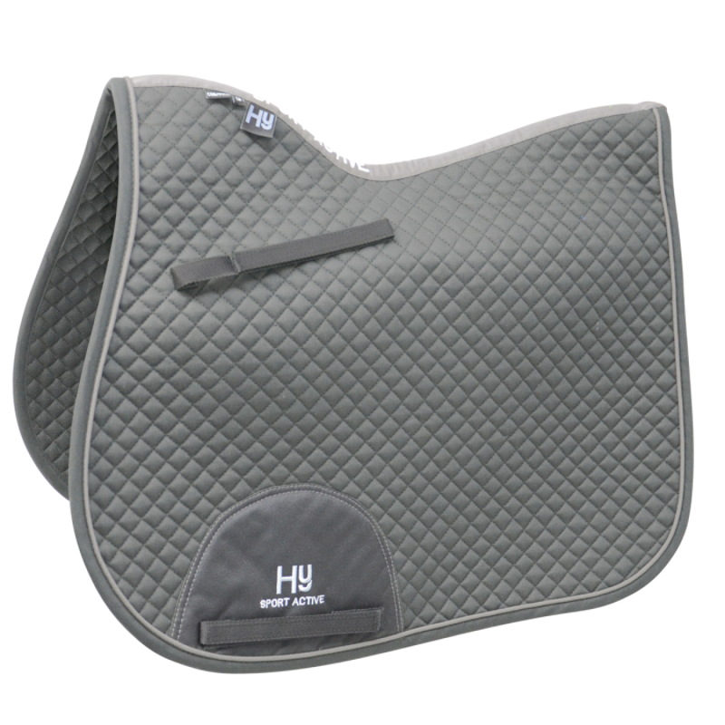 Hy Sport Active GP Saddle Pad - Pencil Point Grey-1