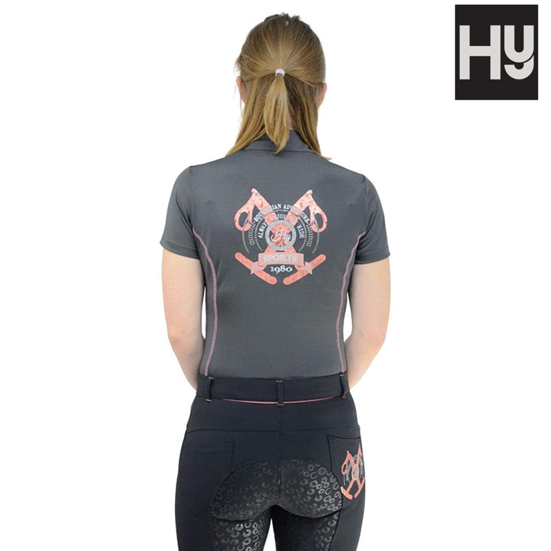Hy Eliza Sports Shirt - Charcoal/Rose Gold-1