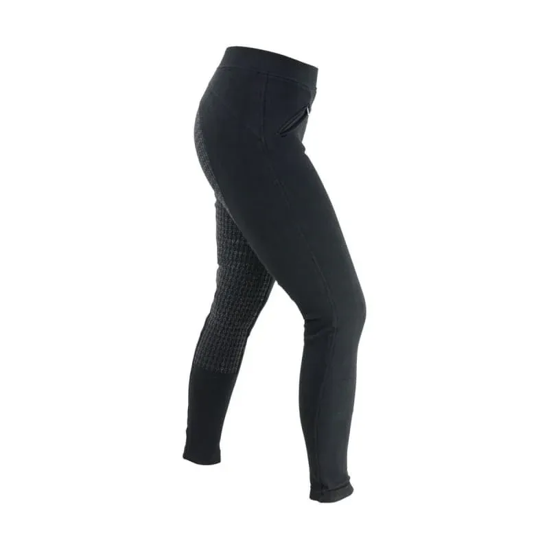 Hy Equestrian Hickstead Silicon Leggings - Black-2