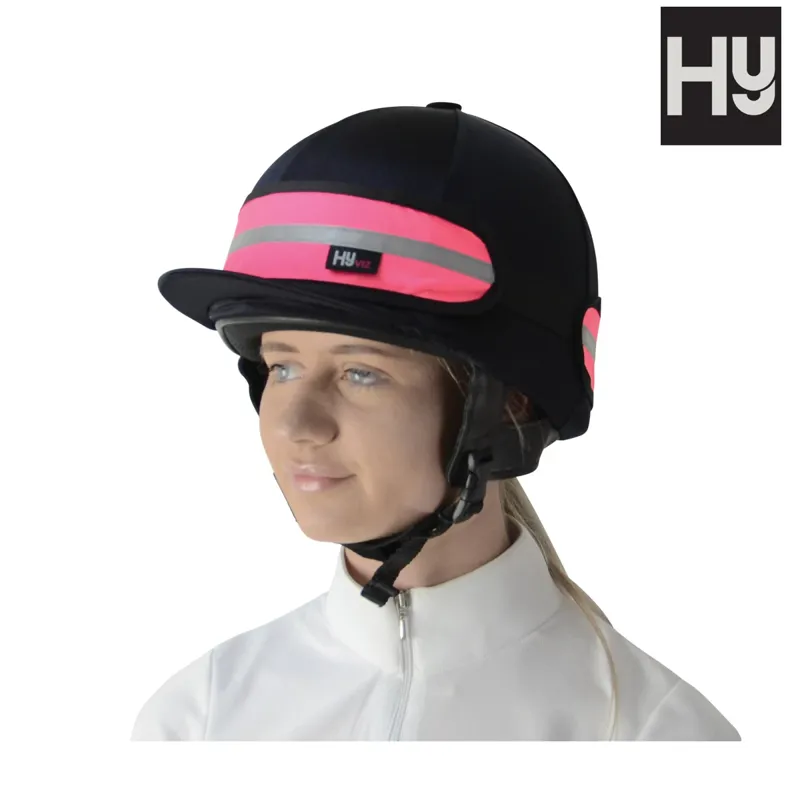 Hy Hi Viz Hat Band - Pink/Black