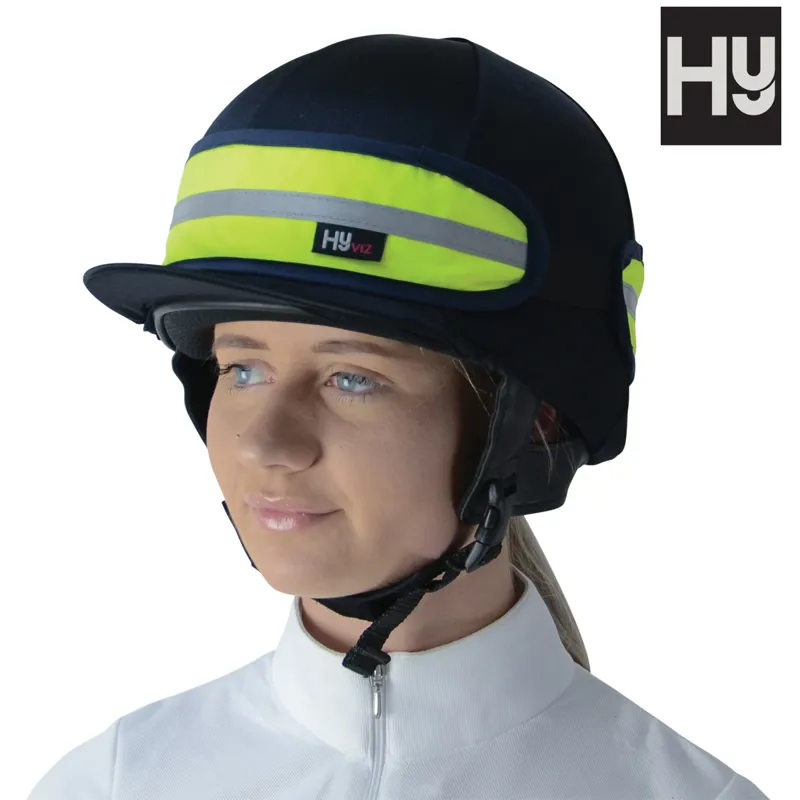Hy Hi Viz Hat Band - Yellow/Navy