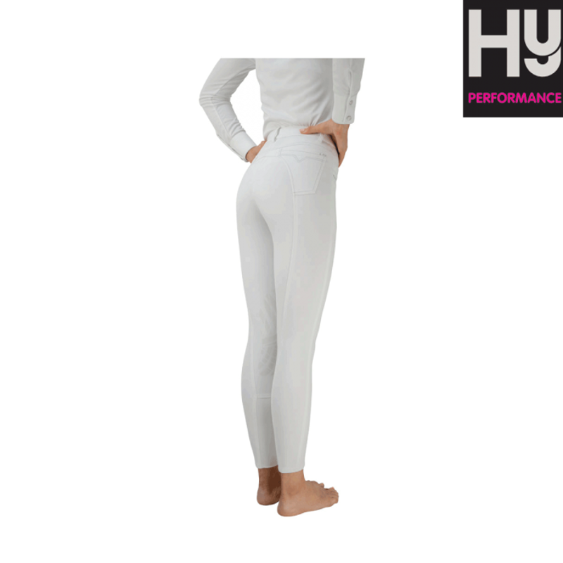 HyPERFORMANCE Corby Cool Ladies Breeches - White-1