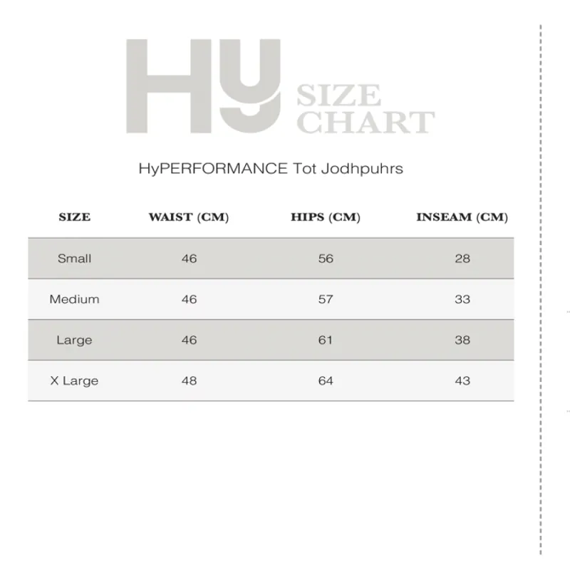 HyPERFORMANCE Fleece Tots Jodhpurs - Navy/Blue-1