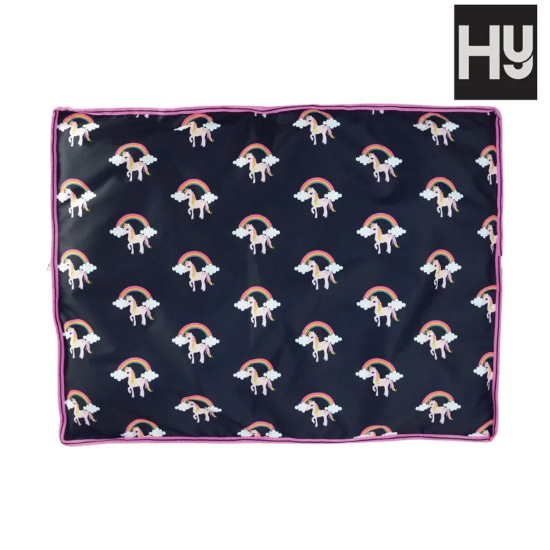 Hy Unicorn Dog Bed - Navy/Pink