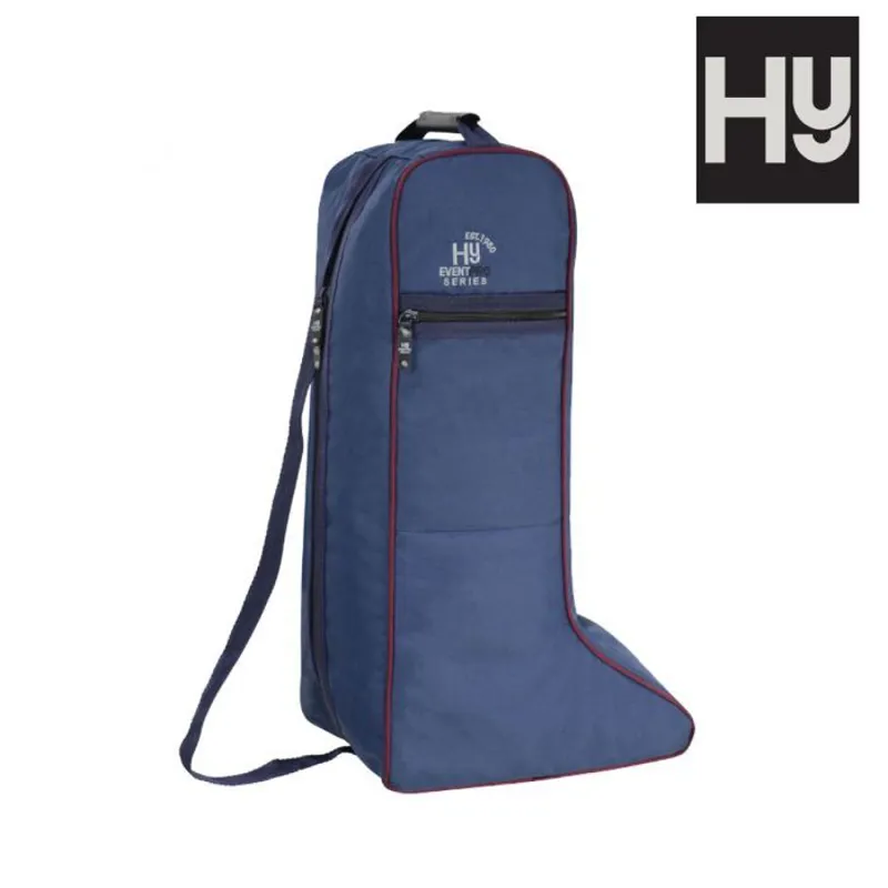 Hy Event Pro Series Boot Bag - Navy/Burgundy