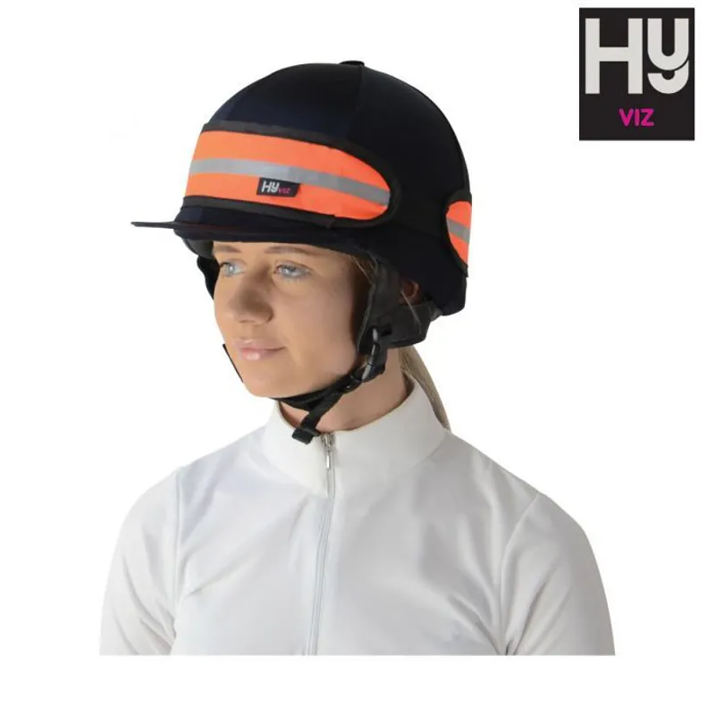 Hy Hi Viz Hat Band - Orange/Black