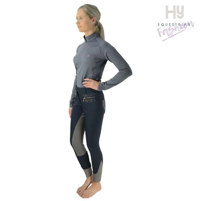 HyFASHION Kensington Base Layer - Grey/Rose Gold