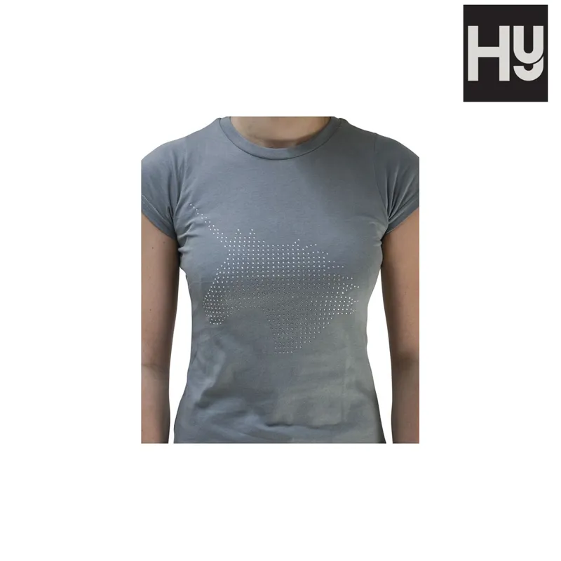 HyFASHION Little Unicorn Dreamer T-Shirt - Grey/Rose Gold