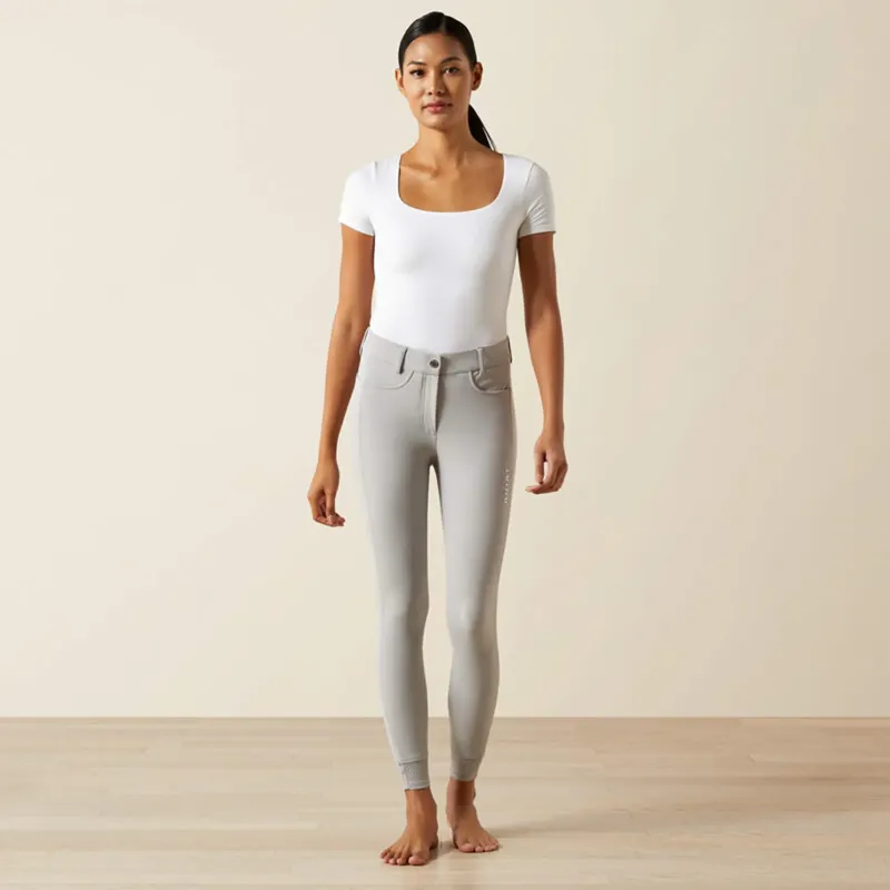 Ariat Women's Tri Factor NT Knee Patch Breech - Show Grey-2