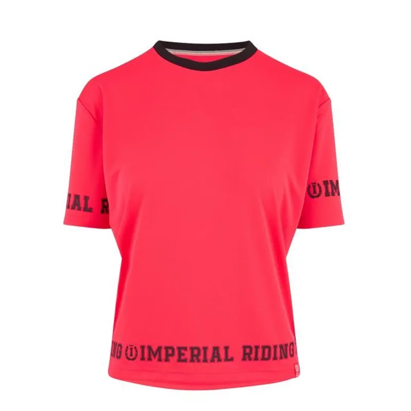 Imperial Riding Shimmer T-Shirt - Diva Pink