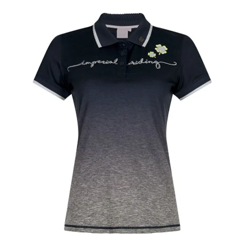 Imperial Riding Dazzling Ladies Polo Shirt - Black