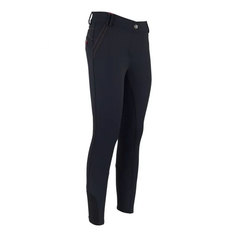 Imperial Riding Deco Ladies Full Silicone Seat Breeches - Black